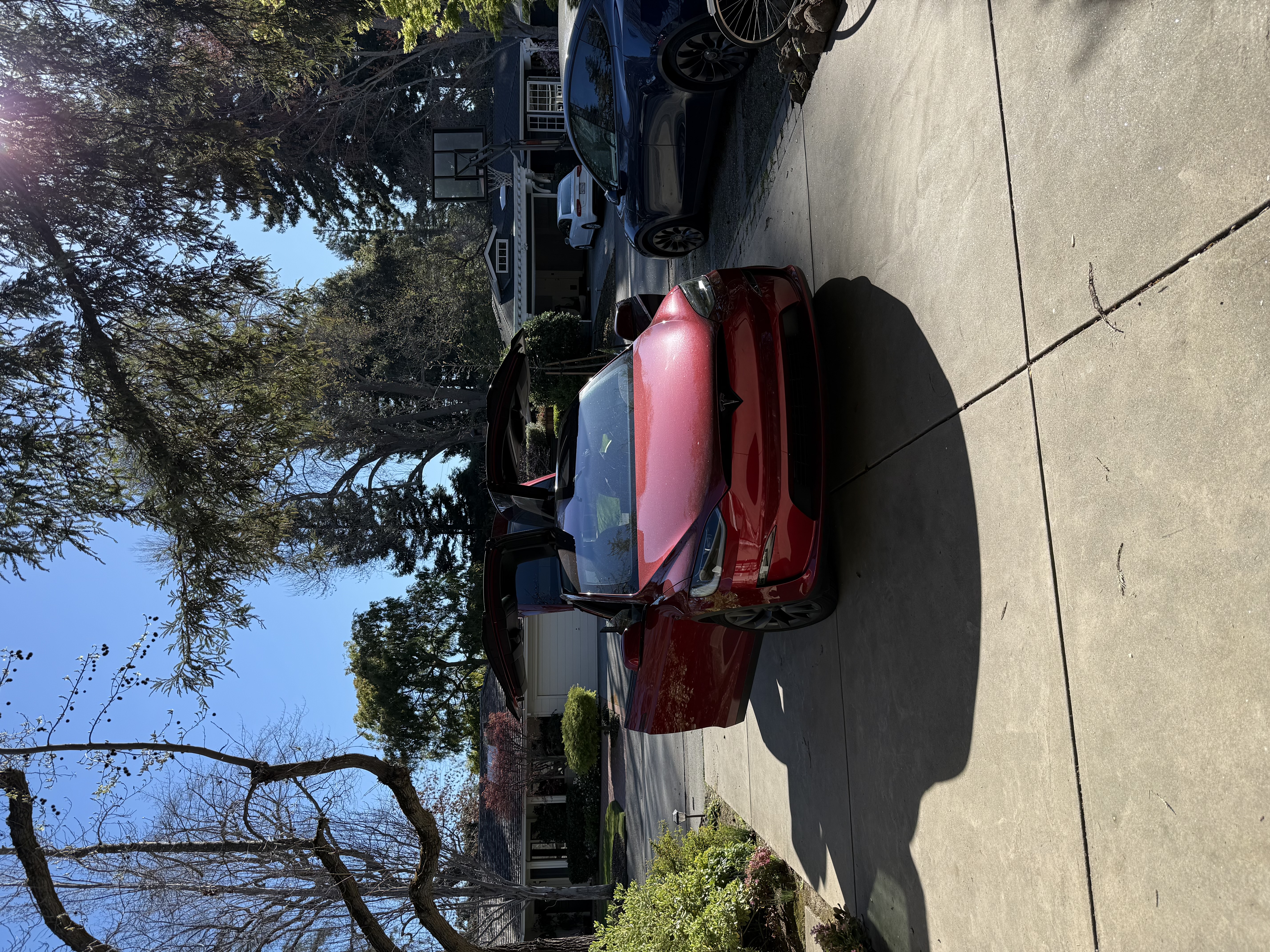 Tesla Model X 2024 — Red